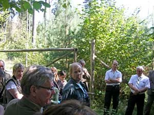 
Leśnicy z dumą prezentują plantacje sosny w rezerwacie im. Szafera. Fot. Adam Bohdan
