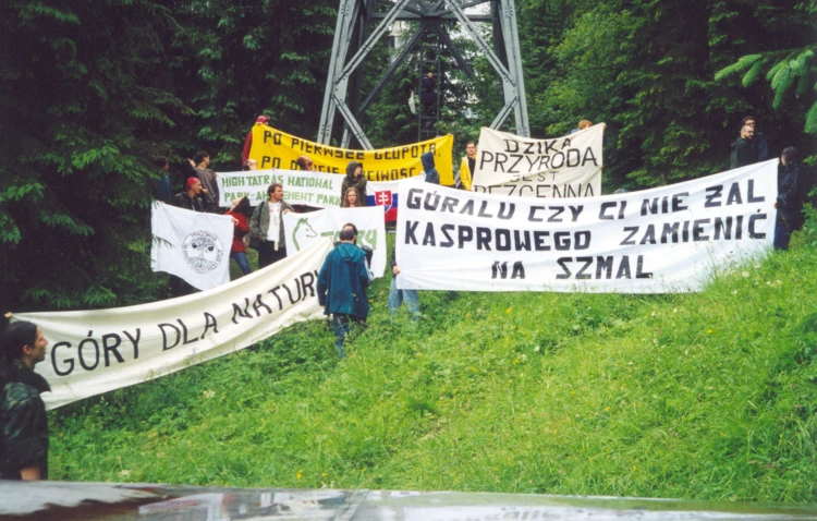 Obrońcy przyrody protestują przeciwko niszczeniu Tatr
