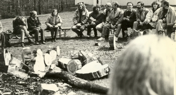 Walne zebranie Pracowni, Dolina Wapienicy, 1991