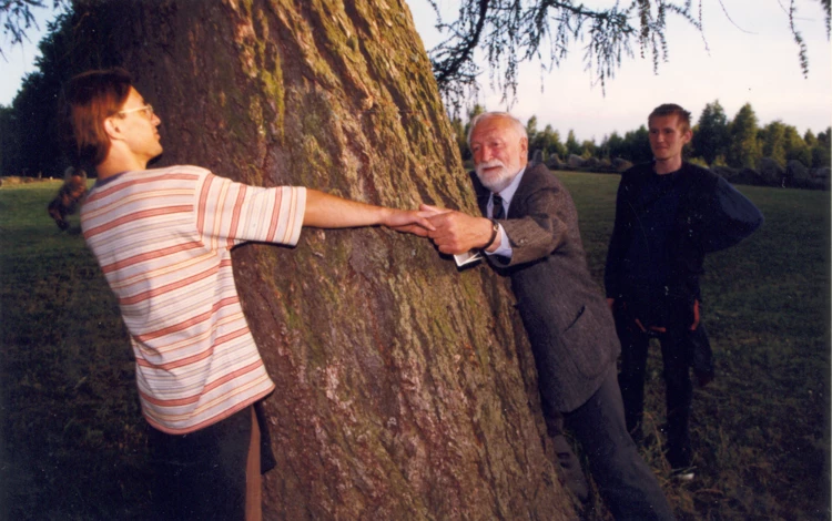 Rospuda Spotkanie z profesorem Andrzejem Strumiłło, lipiec 2000