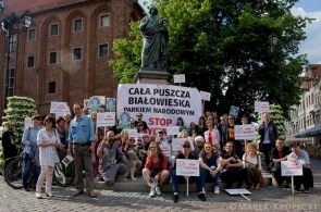 Toruń solidarny z Puszczą Białowieską, 2017
