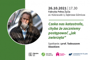 Prof. Tadeusz Sławek gościem 72 spotkania Klubu Myśli Ekologicznej w Katowicach