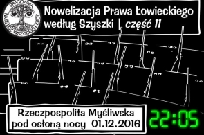Nocne obrady Rzeczpospolitej Myśliwskiej w Sejmie