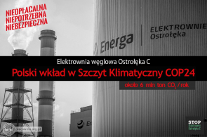 Ostrołęka C – trujący prezent polskiego rządu na Szczyt Klimatyczny w Katowicach