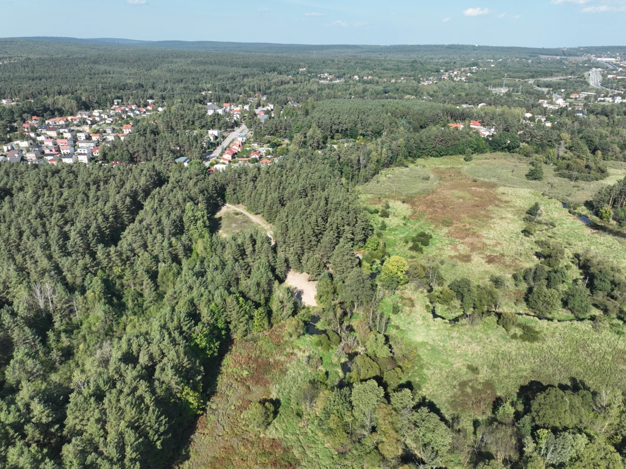 Widok na czaszę projektowanego zbiornika