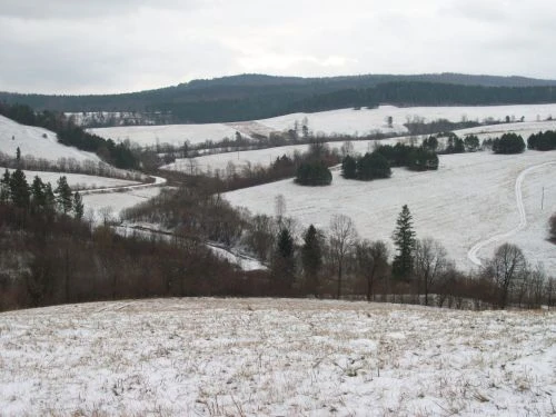 
Widok spod ambony na dolinę Żernicy. Fot. Archiwum Pracowni
