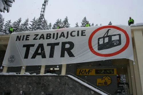 
W dniu otwarcia kolei linowej, grudzień 2007 r. Fot. Dominika Serzysko
