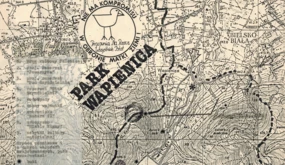 Dolina Wapienicy. Fragment roboczej wersji mapy Parku Wapienica