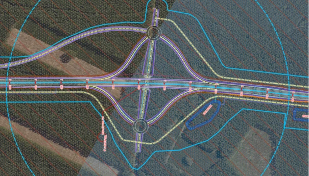 Węzeł Chodzież na trasie Ujście-Oborniki