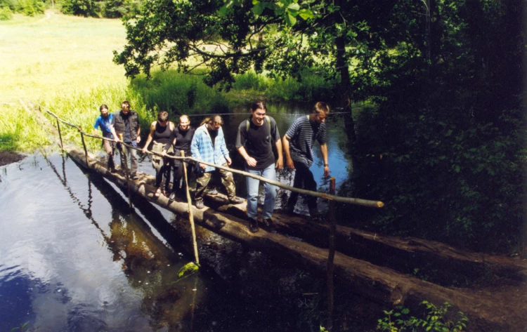 Szkolenie Strażnicy Miejsc Przyrodniczo Cennych, Rospuda, lipiec 2000
