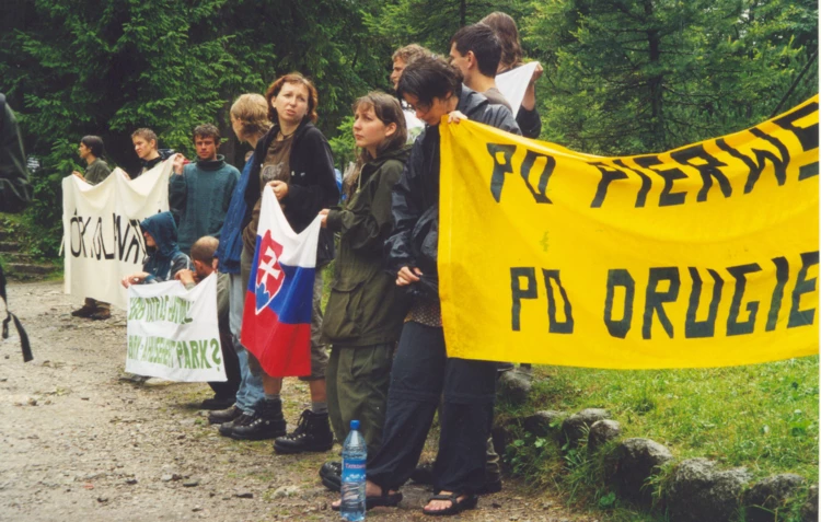 W akcji obrony Tatr uczestniczyli również ekolodzy ze Słowacji