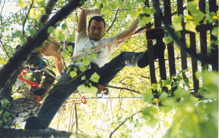 Góra Św. Anny się broni! – obóz na drzewach. Maj 1998